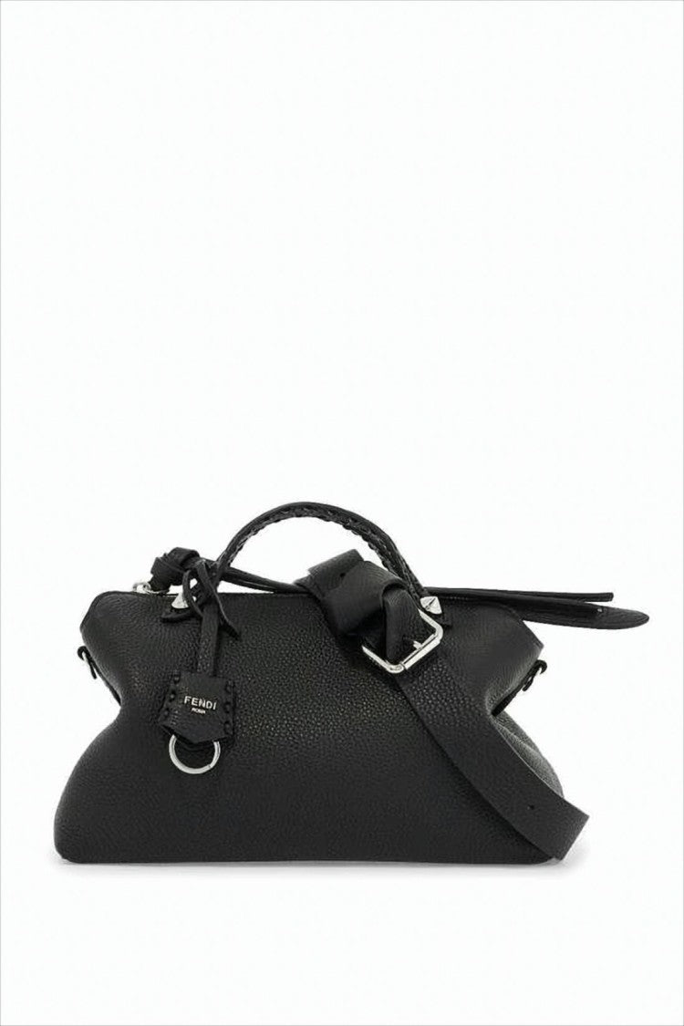 Fendi Textured Calf Leather Shoulder Bag