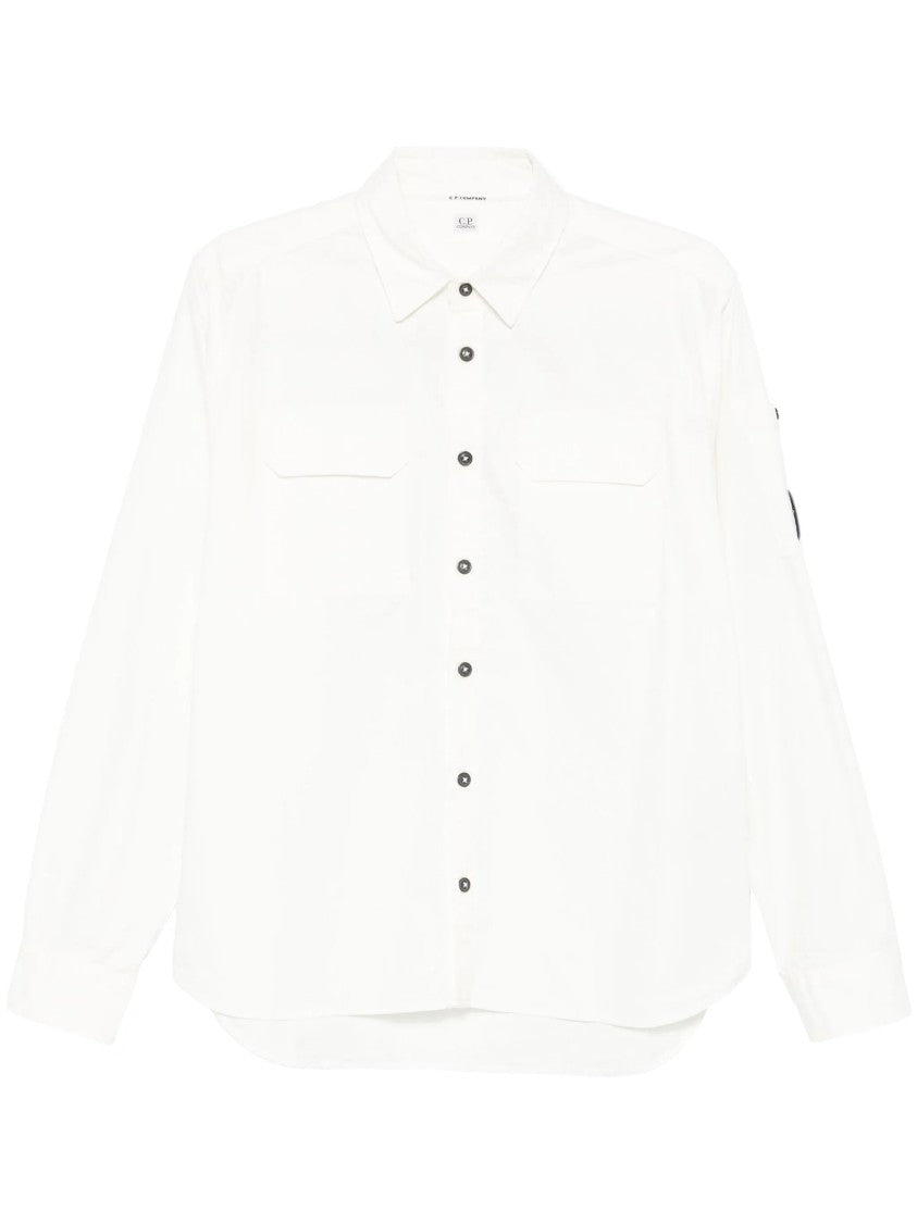 C.P. Company Long-Sleeve Classic Collar Shirt With Minimalistic Design