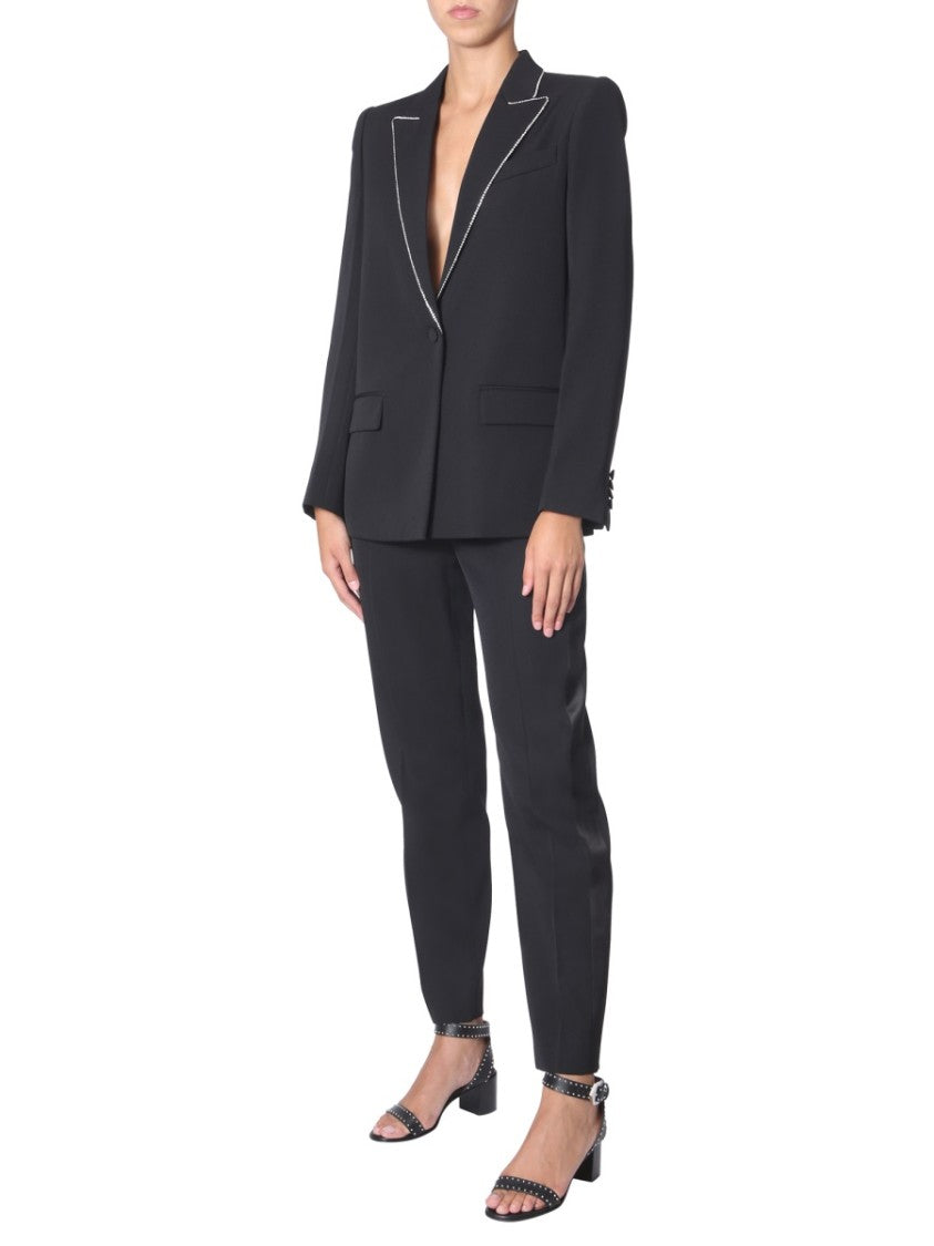 Givenchy Tailored Wool Blazer With Strass Detail
