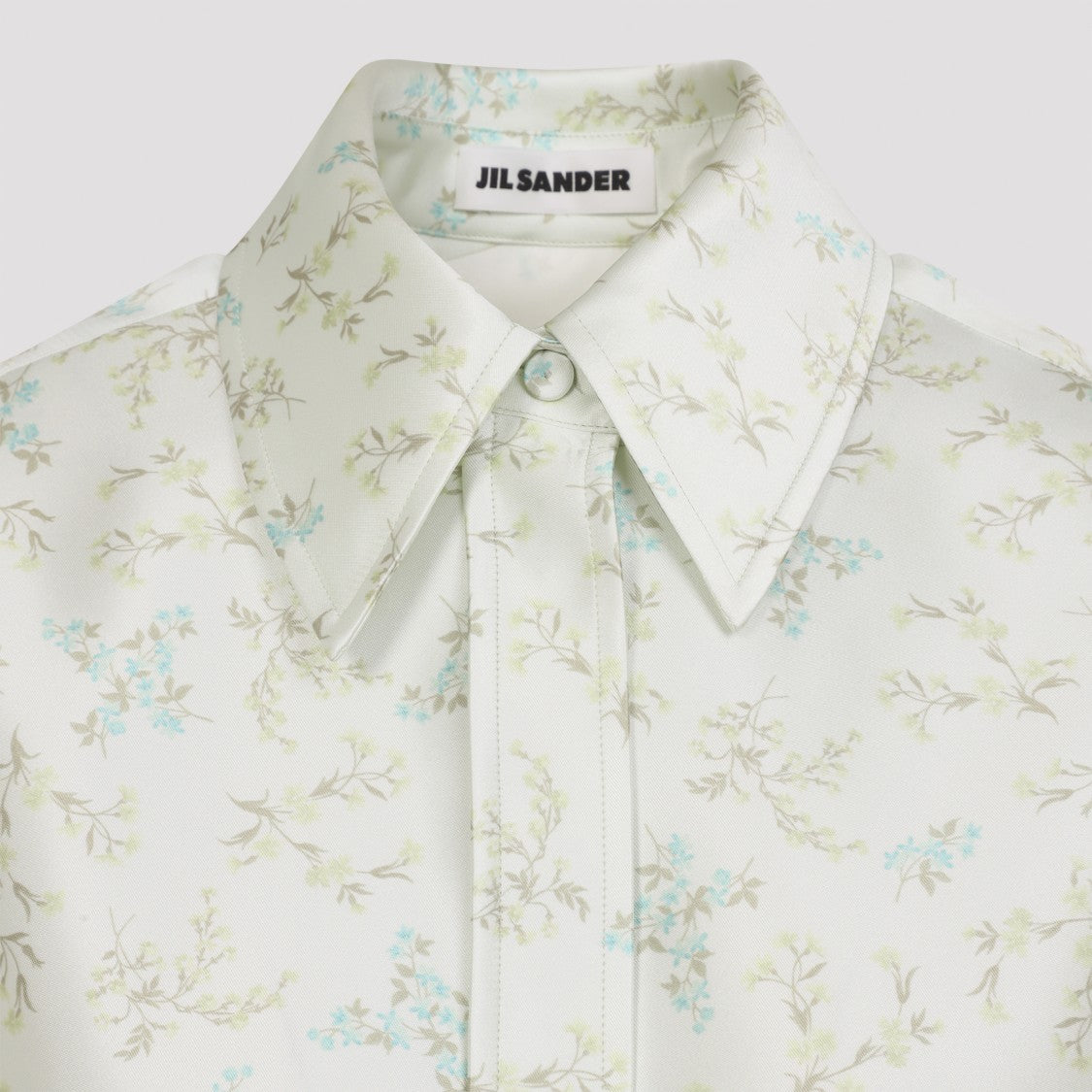 Jil Sander Green Polyester Shirt