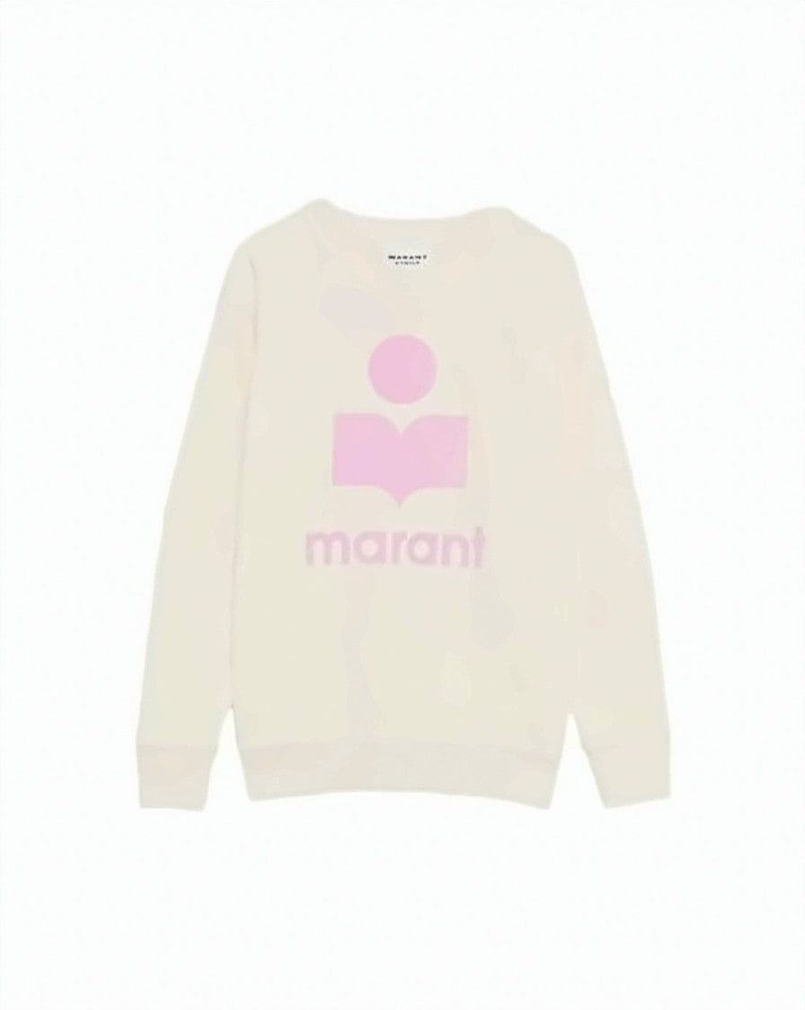 Isabel Marant Relaxed Fit Long-Sleeve Sweatshirt With Graphic Logo