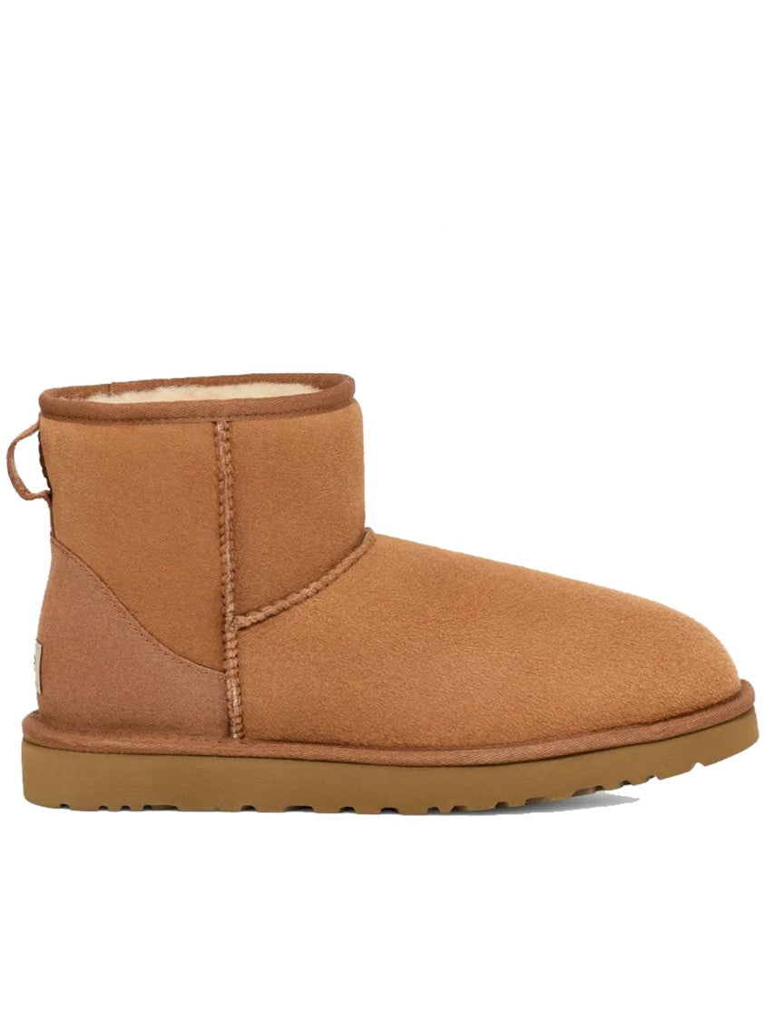 Ugg Ankle-Height Soft Suede Boot With Textured Sole