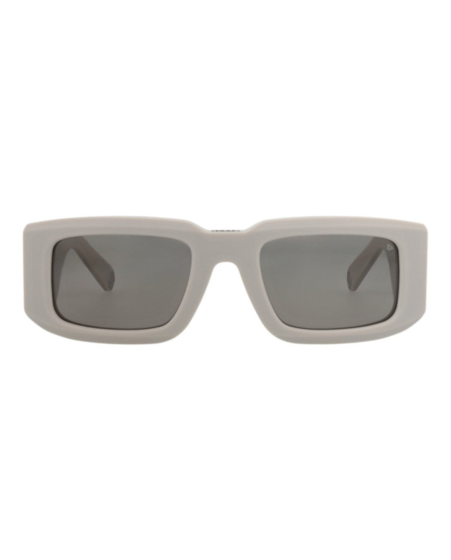 Philipp Plein Square-Frame Acetate Sunglasses With Saddle Nose Bridge
