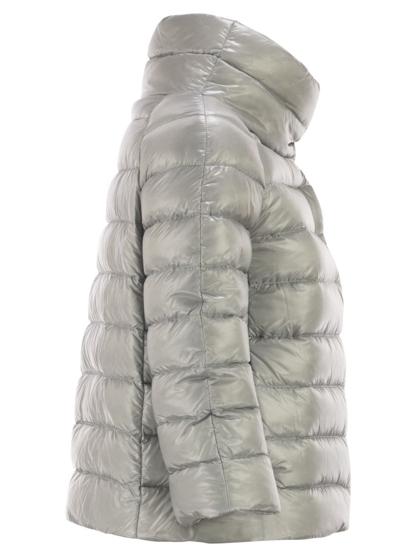 Herno Sofia - Mini Cape With 3/4 Sleeves