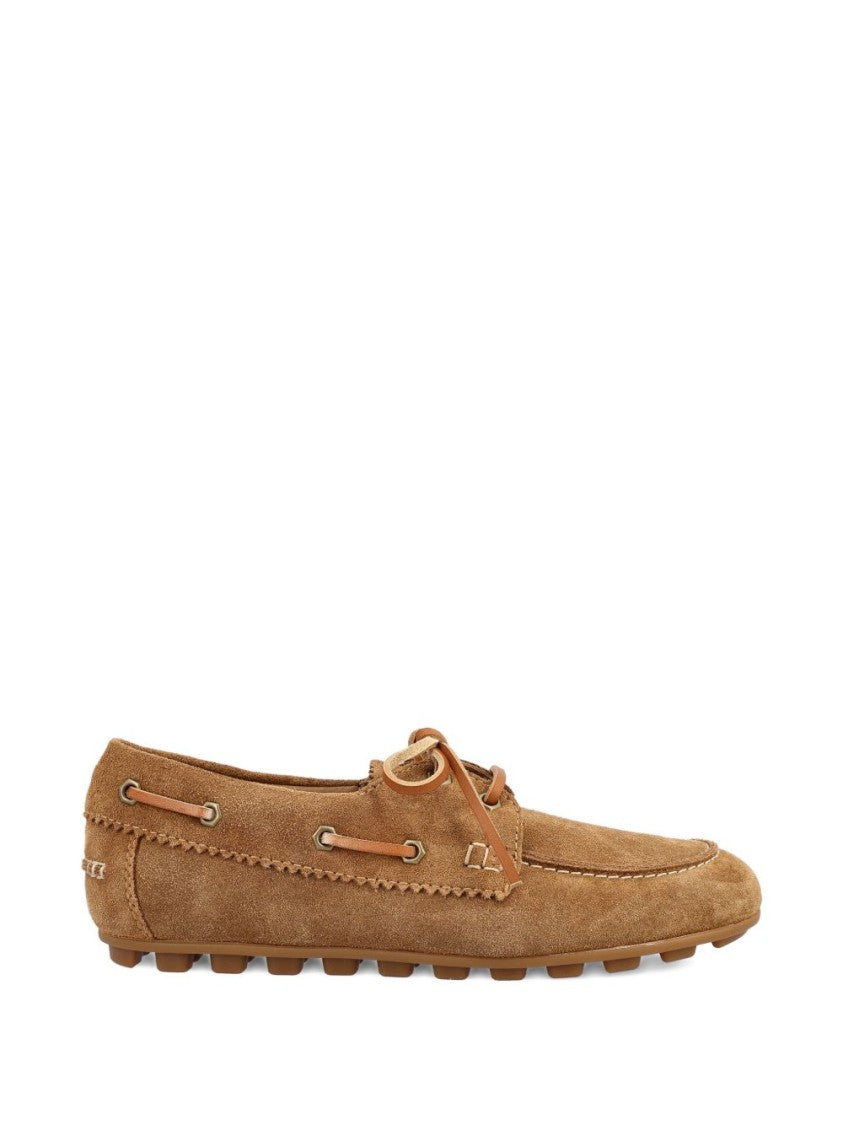 Hogan Moccasin-Style Loafers With Decorative Laces And Gripped Sole