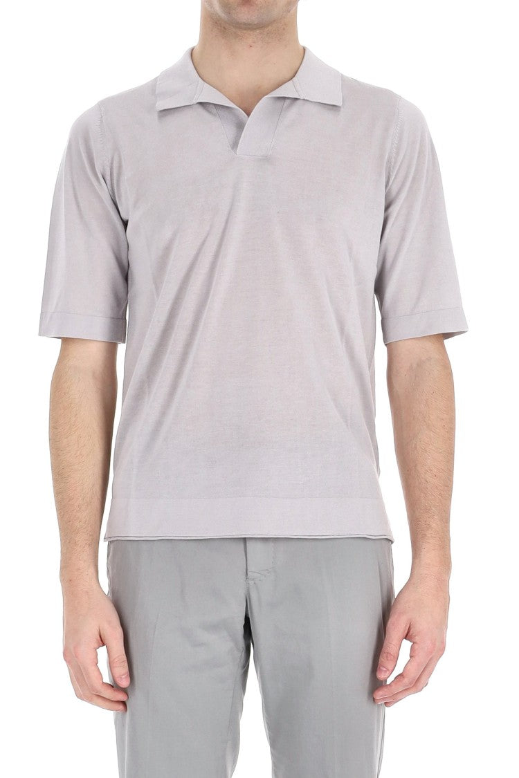 Ballantyne Fine Cotton Open Collar Polo