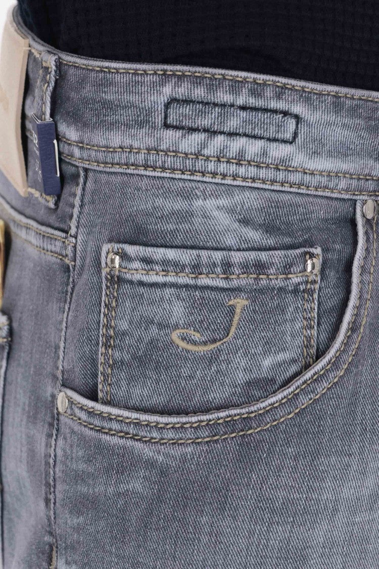 Jacob Cohen Scott Carrot Fit Grey Comfort Jeans