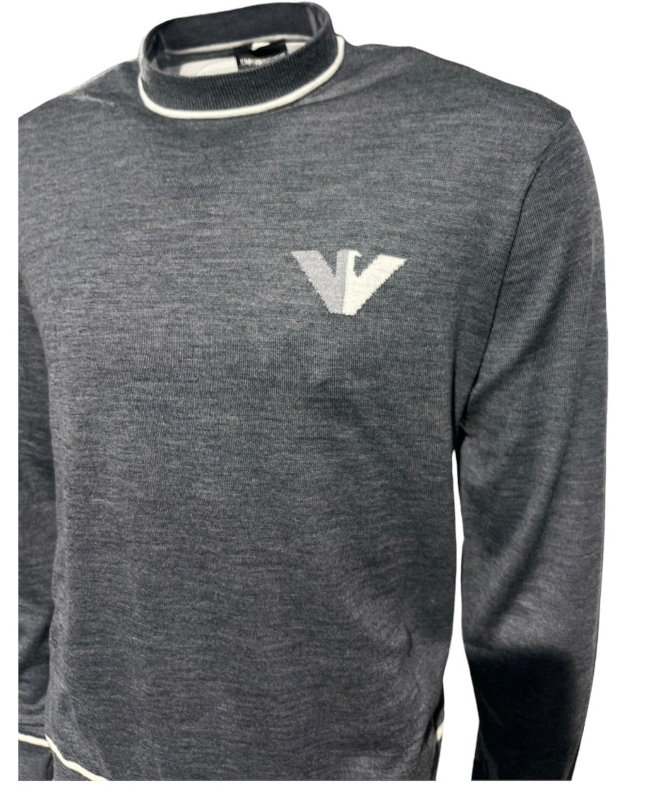 Emporio Armani Wool Crewneck Pullover