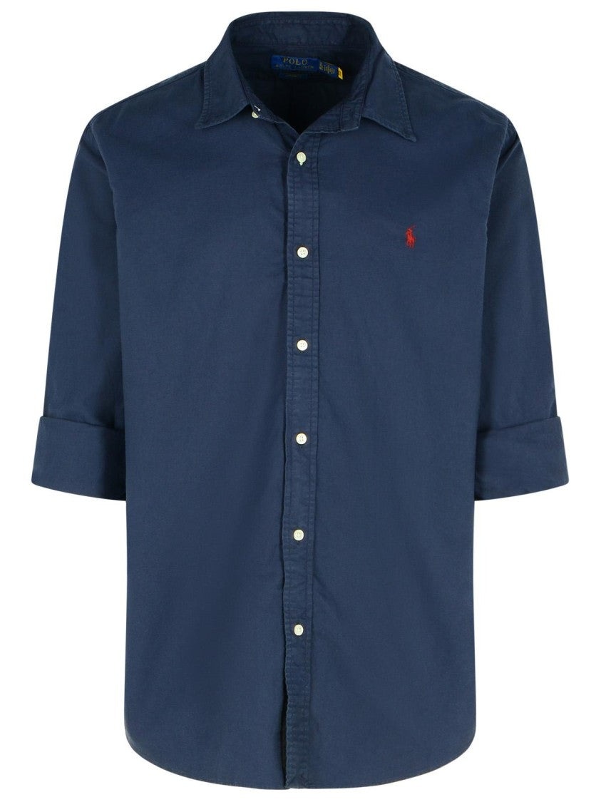 Polo Ralph Lauren Blue Cotton Shirt