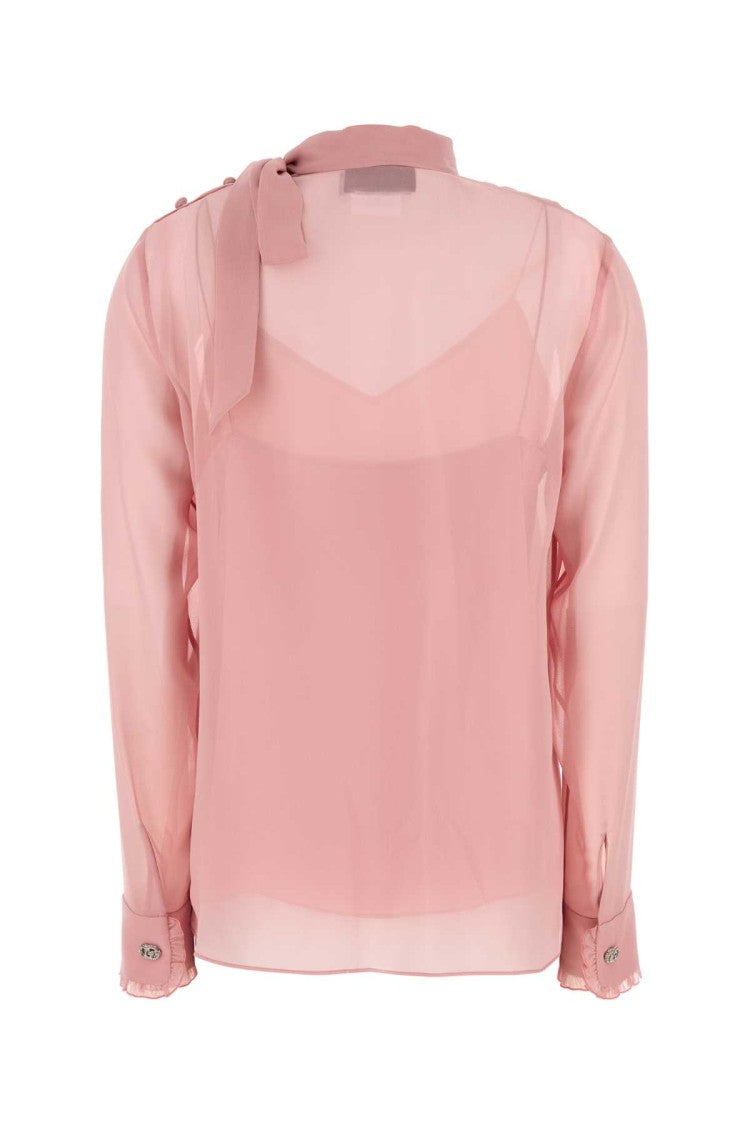 Gucci Pink Crepe Blouse