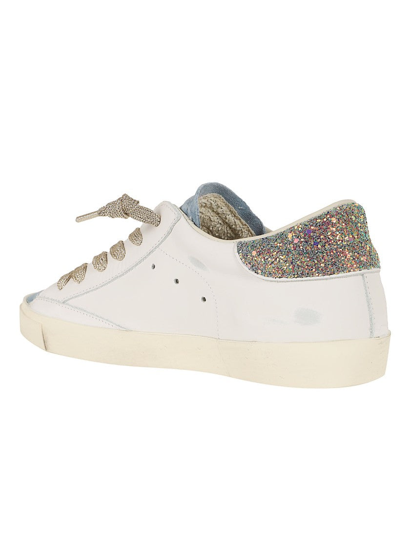 Philippe Model Low-Top Sneakers With Multicolored Glitter And Vintage Finish