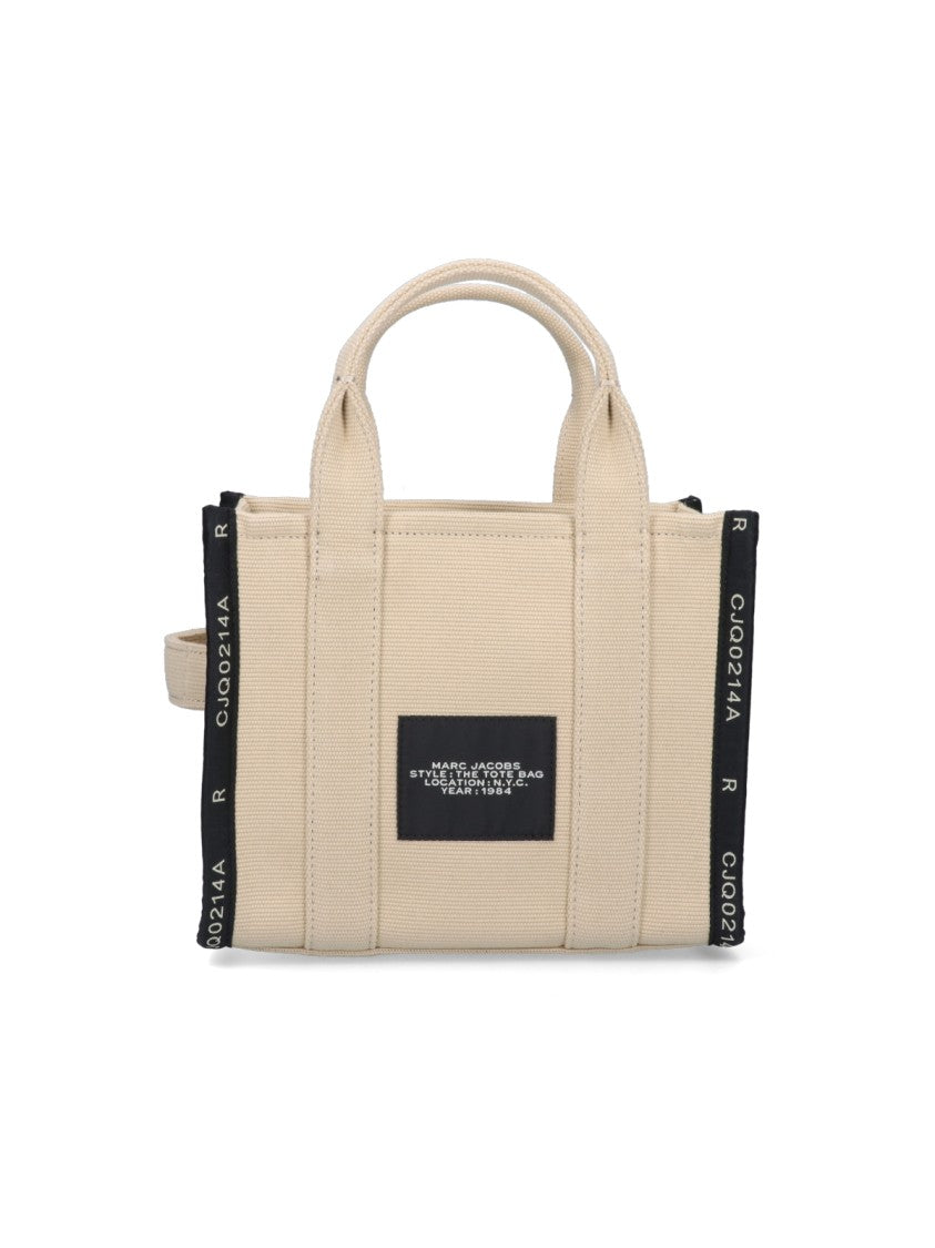 Marc Jacobs The Jacquard Small Tote Bag – Beige