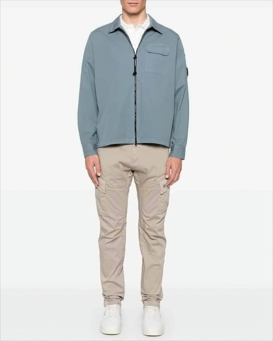 C.P. Company Casual Blue Jacket With Front Zipper
