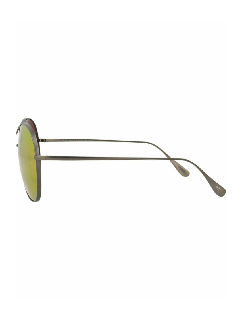 Maui Jim Round-Frame Titanium Sunglasses With Gradient Lenses