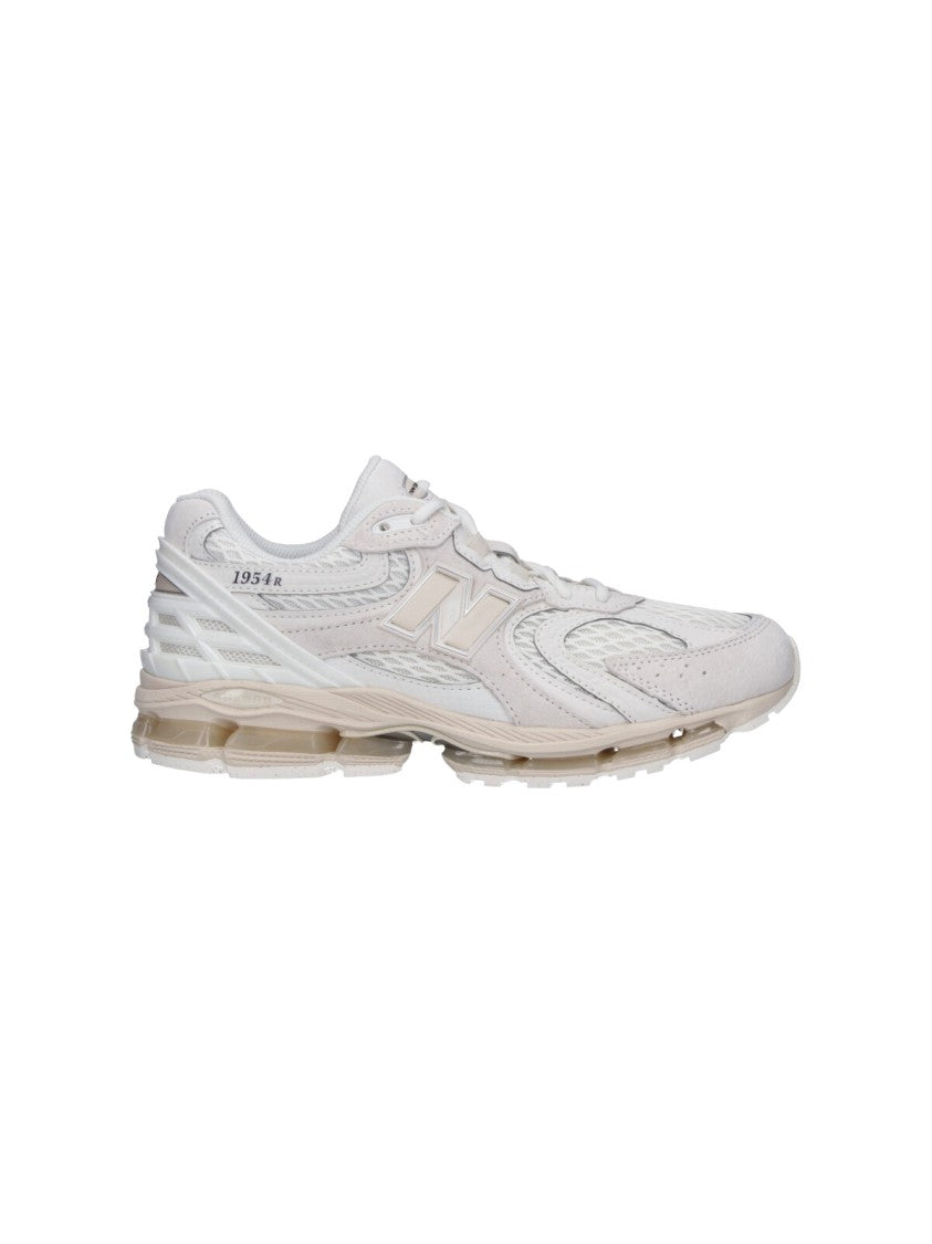 New Balance White 1954R Leather Sneakers