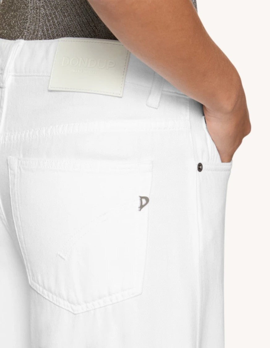 Dondup Wide Leg Jeans With Classic Five-Pocket