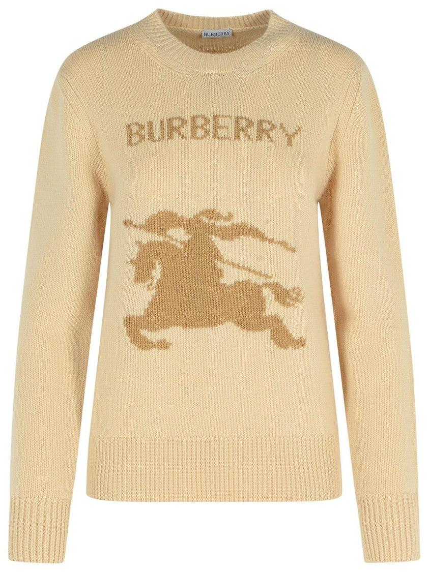 Burberry Beige Cashmere Blend Sweater
