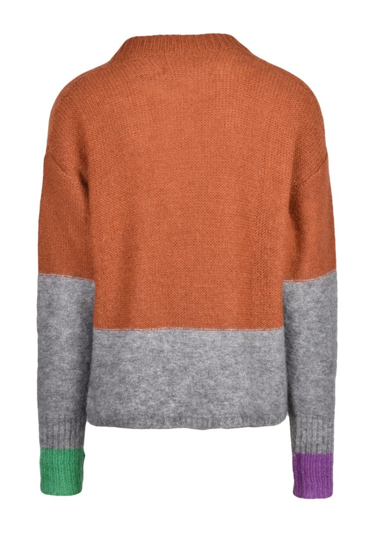 Erl Mohair Crewneck Sweater - Brown