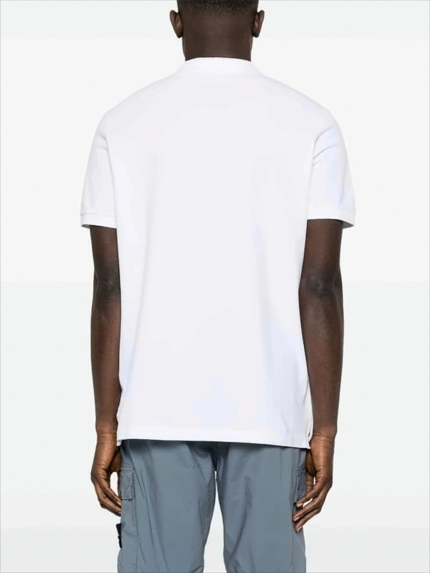 Stone Island Short-Sleeve Polo Shirt With Classic Collar