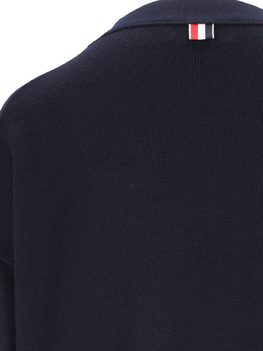 Thom Browne "4-Bar" Cardigan – Navy