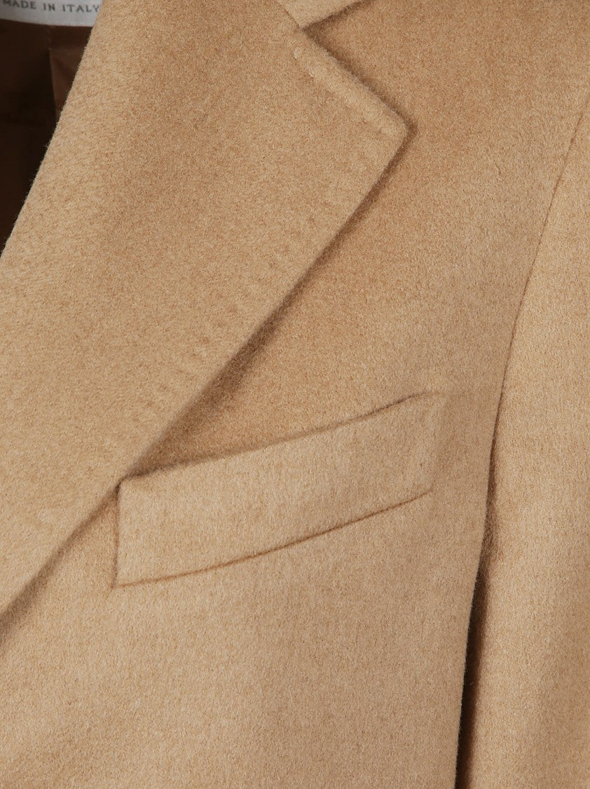 Max Mara Tailored Blazer With Notched Lapel And Patch Pockets