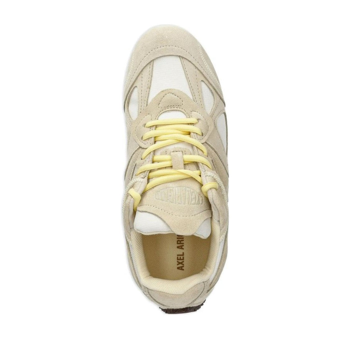 Axel Arigato Yellow Slow Runner Sporty Suede Sneakers