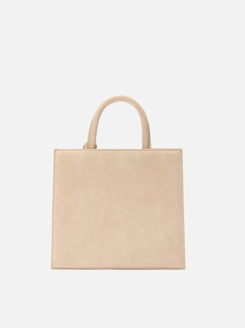 Mc2 Saint Barth Midi Structured Bag In Smooth Cow Leather