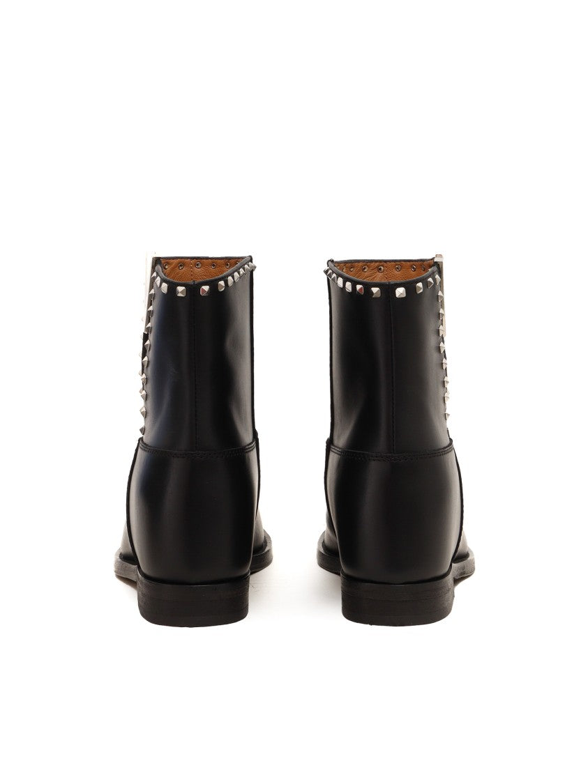 Via Roma 15 V-Cut Ankle Boot Adorned