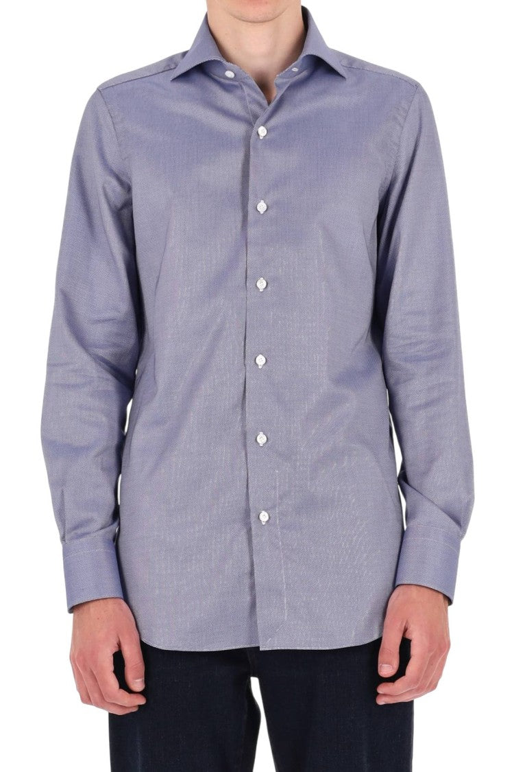 Finamore Milano Royal Oxford Cotton Shirt