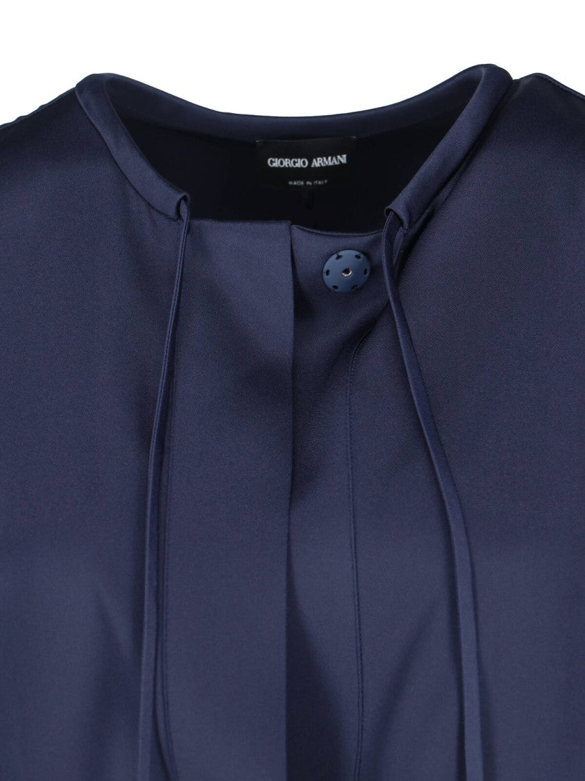 Giorgio Armani Silk Shirt – Blue
