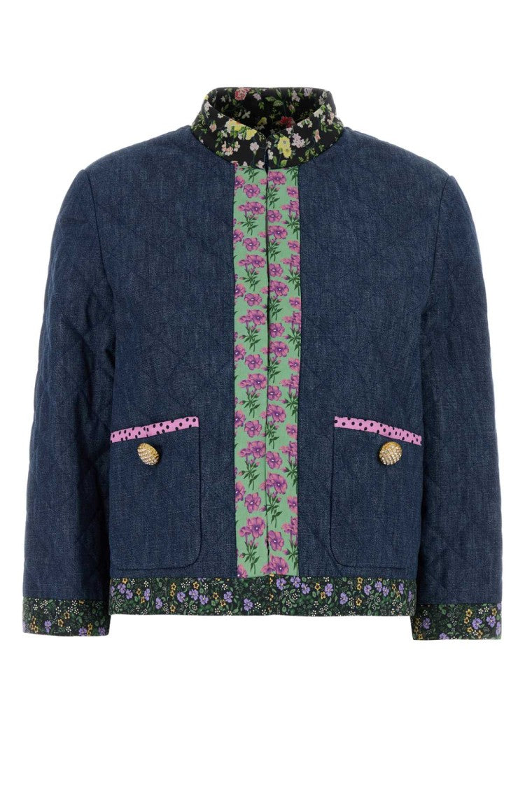 Valentino Garavani Blue Chambray Blazer
