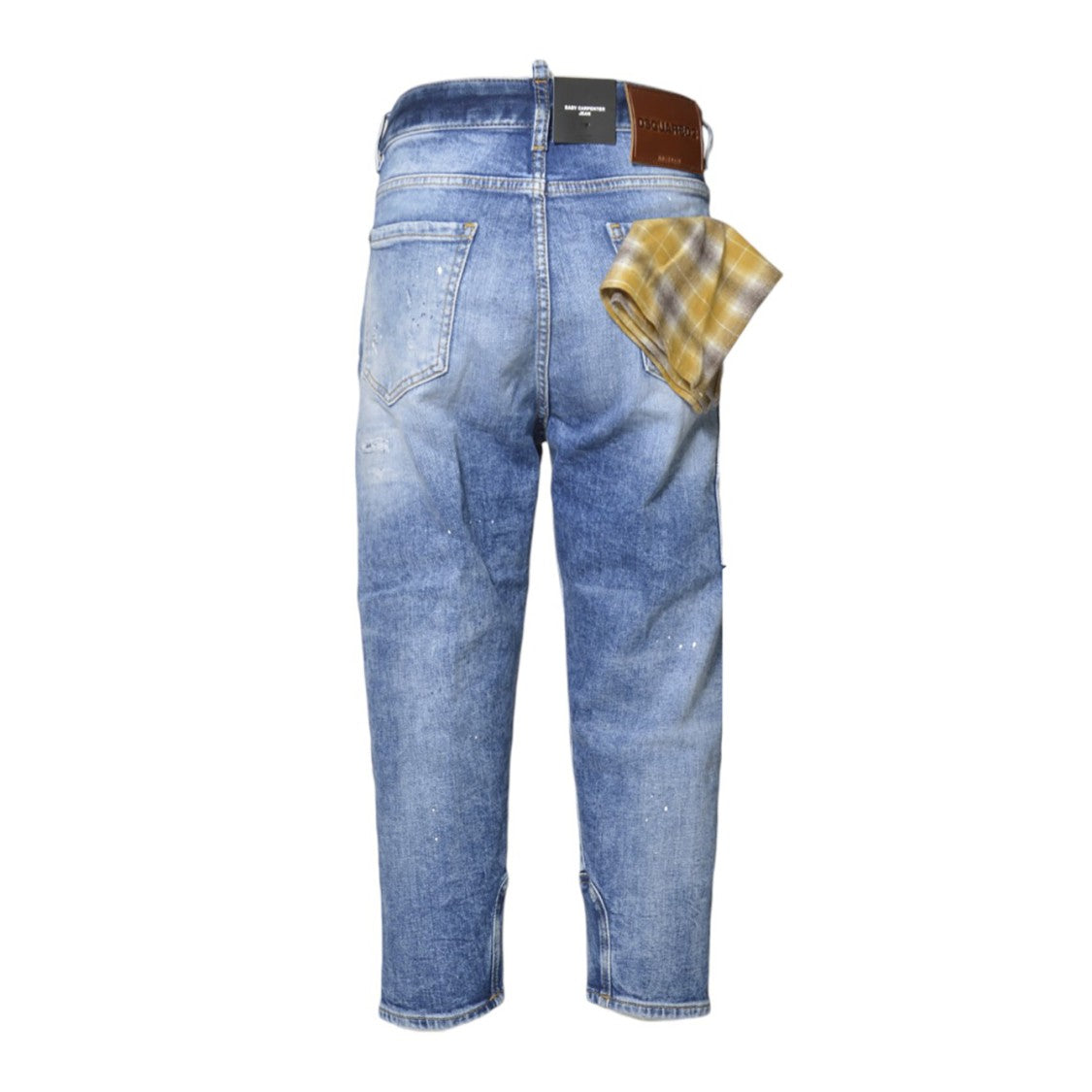 Dsquared2 Baby Carpenter Light Scarface Jeans In Blue Denim