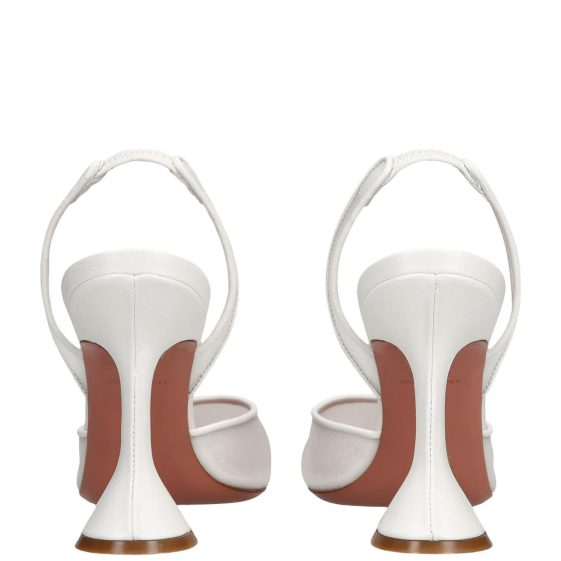 Amina Muaddi Slingback Pumps With Pointed Toe And Flared Heel