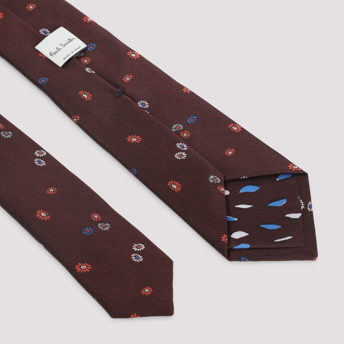 Paul Smith Red Floral Silk Tie