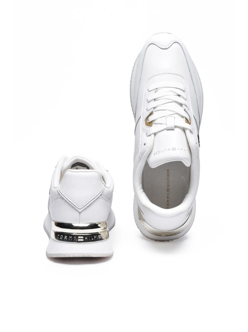 Tommy Hilfiger White Elevated Runner Sneakers