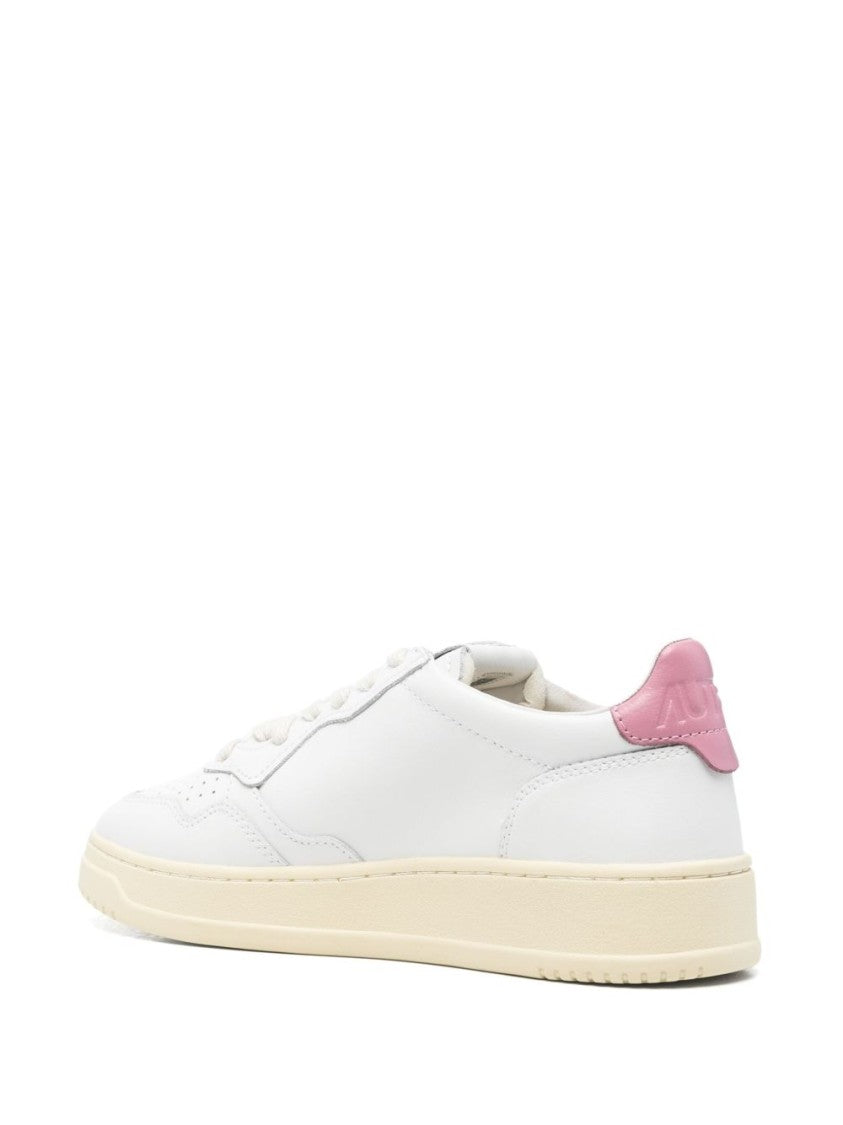 Autry White Sneakers With Lace-Up Fastening
