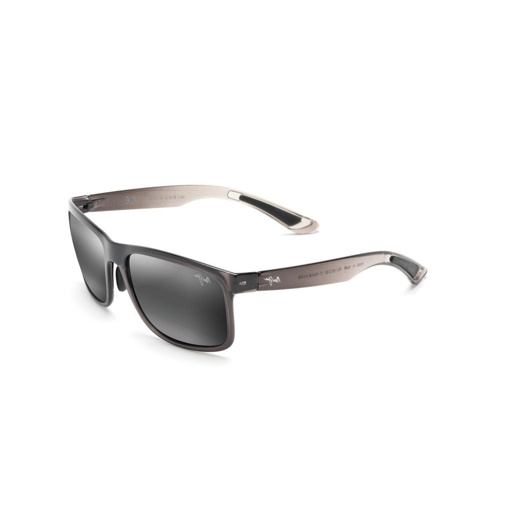 Maui Jim Huelo Rectangular Gradient Sunglasses With Lightweight Frame
