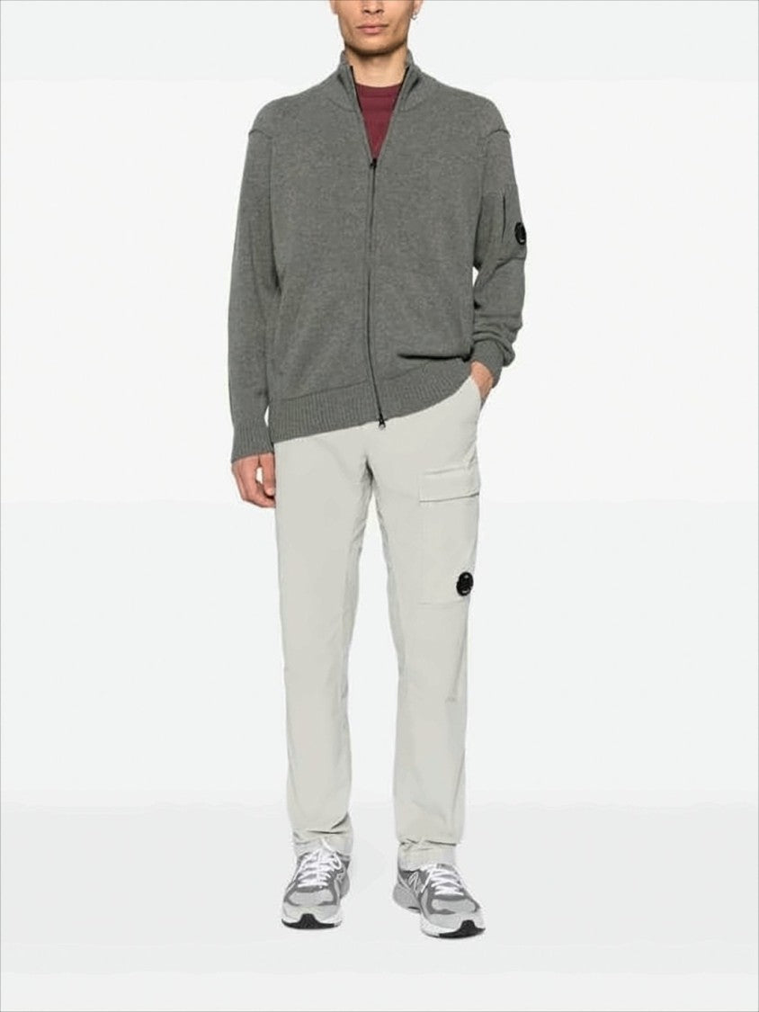 C.P. Company Ribbed Collar Zip-Up Knitwear