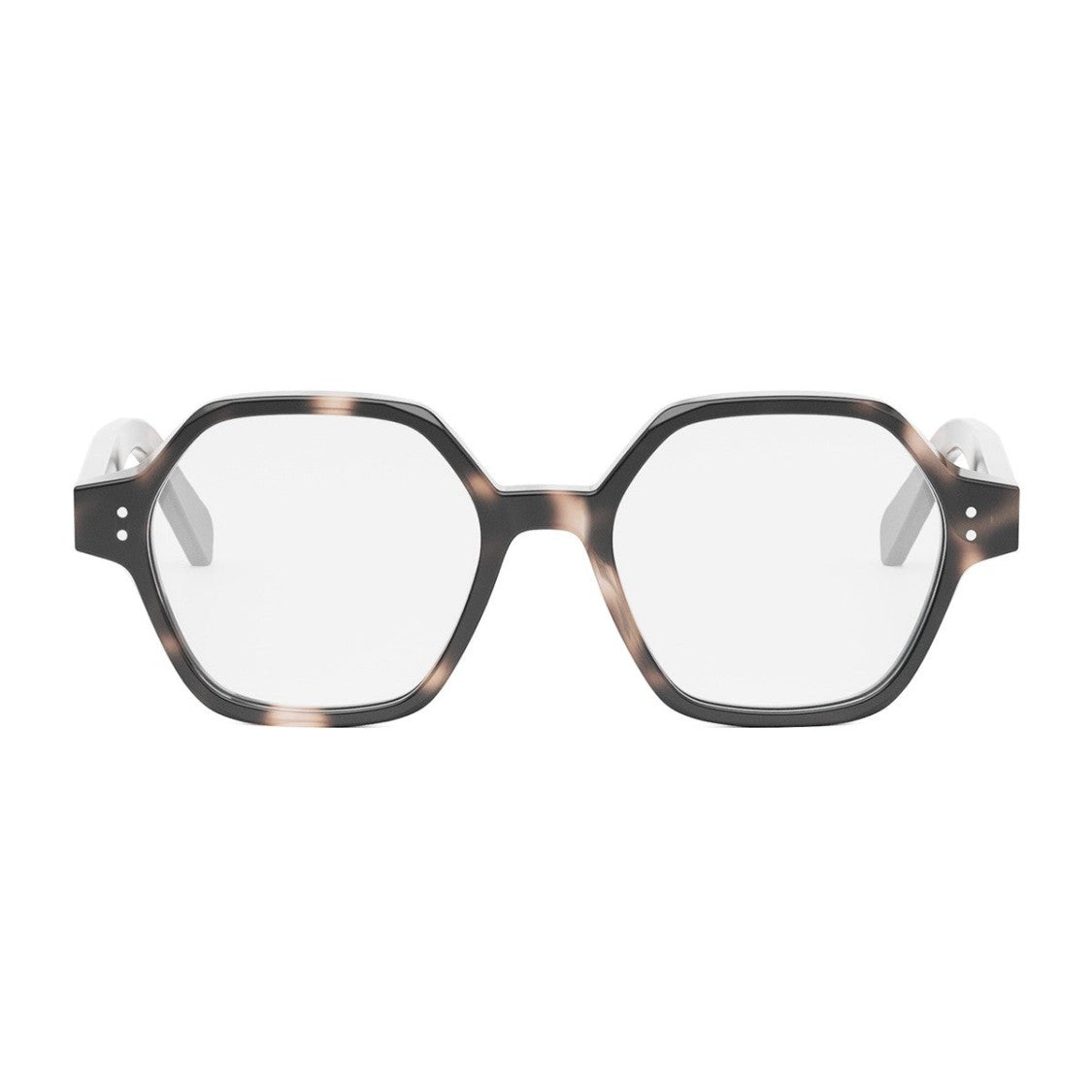 Celine Havana Thin Acetate Geometric Sunglasses