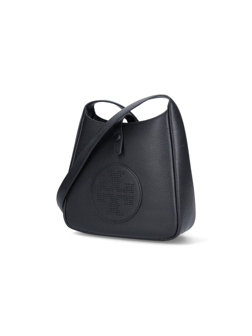 Tory Burch Black Miller Swing Leather Shoulder Bag
