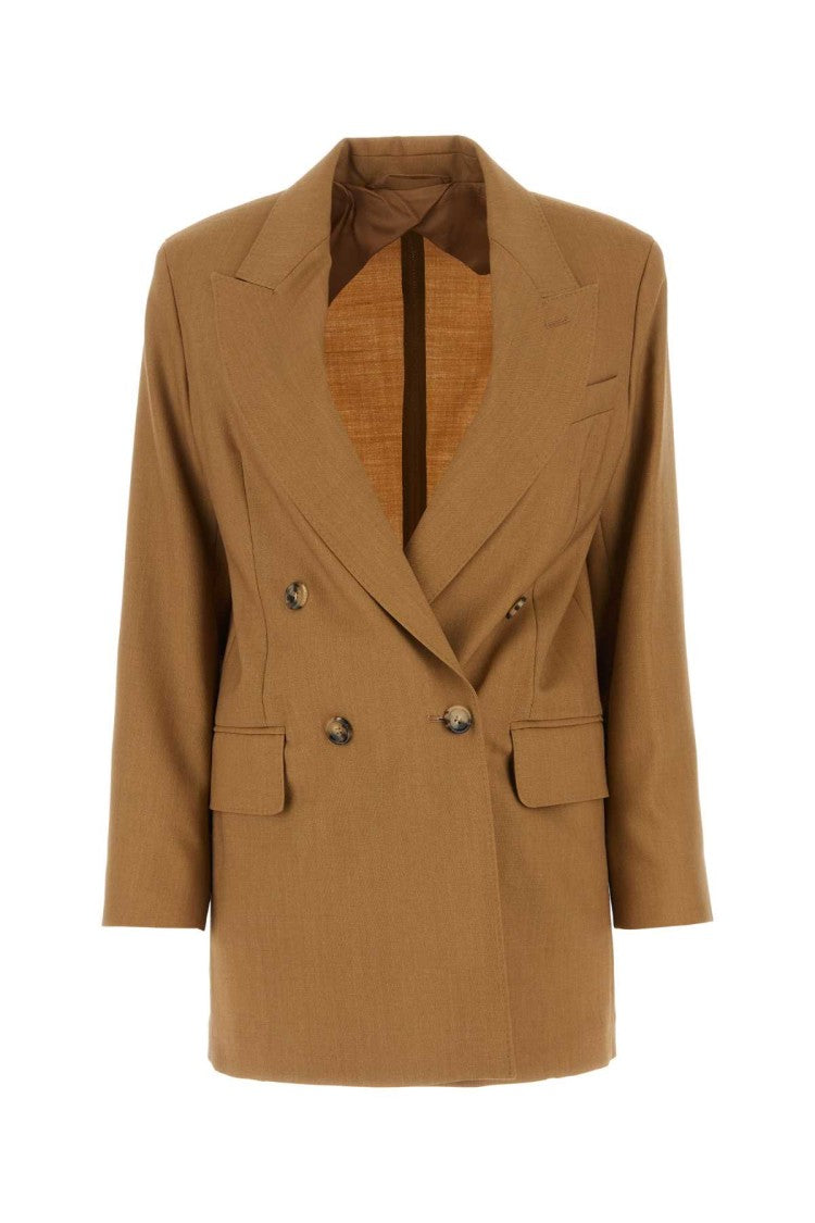 Max Mara Camel Twill Mirko Blazer