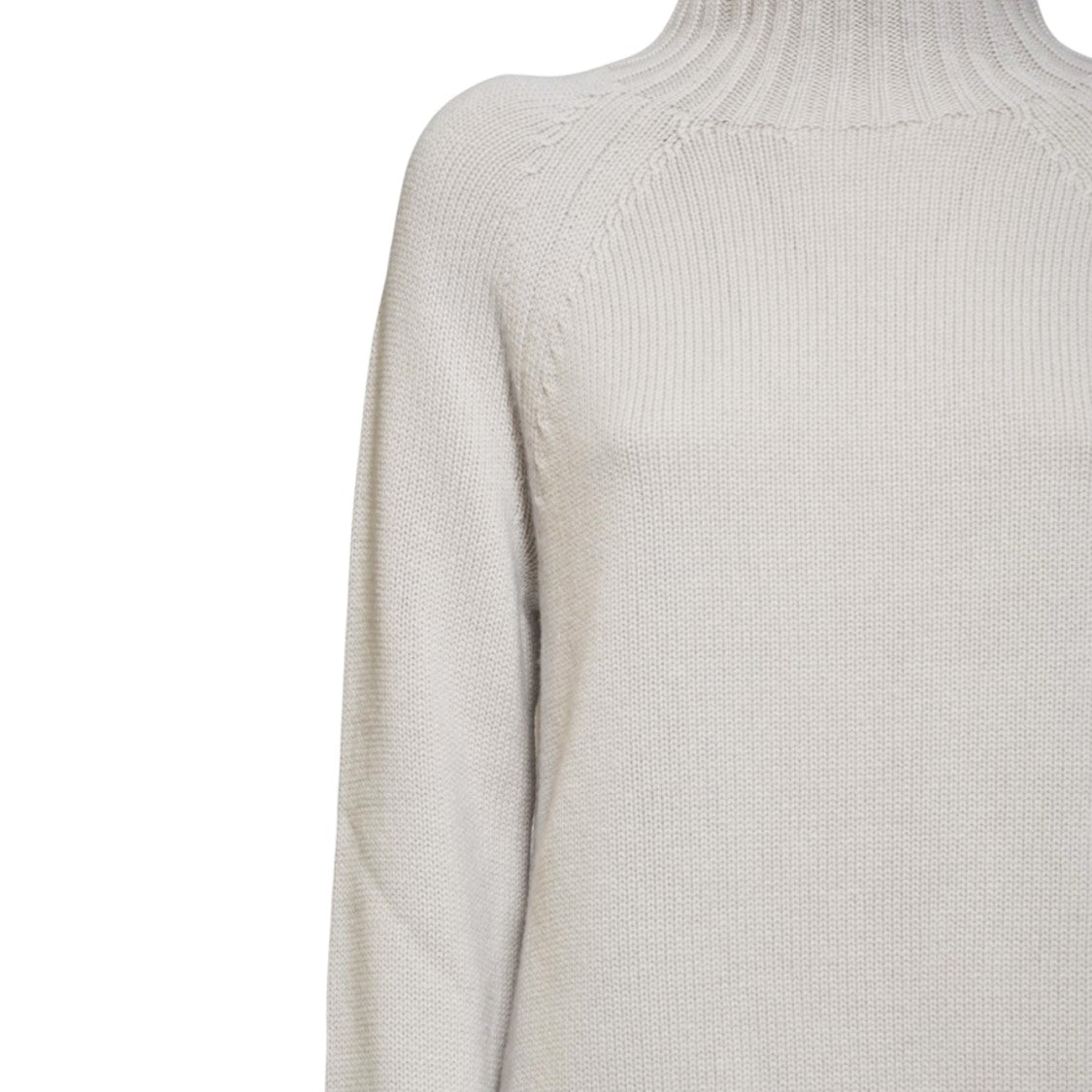Max Mara Mantova Wool And Cashmere Turtleneck In Beige