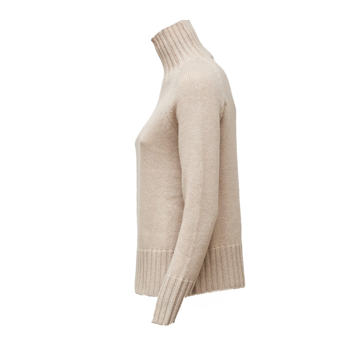 Max Mara Mantova Boxy Wool-Blend Turtleneck Sweater
