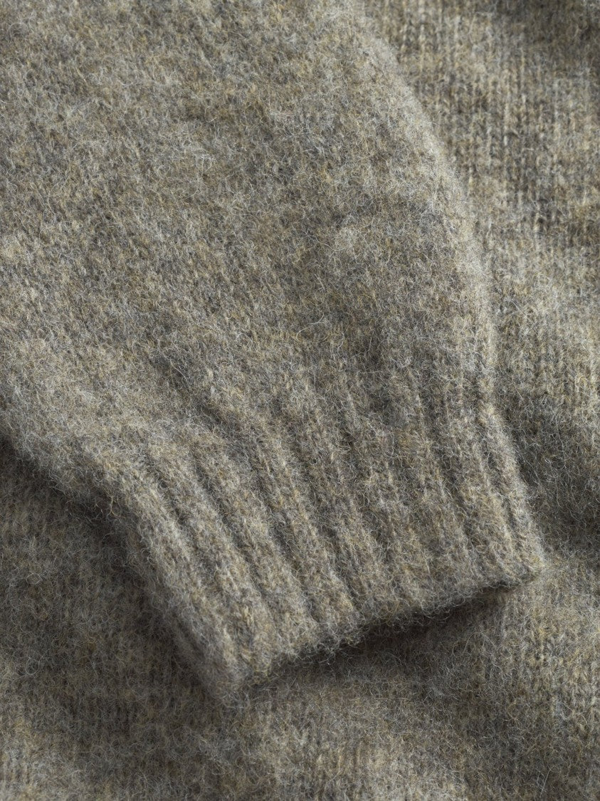 Norse Projects Brushed Lambswool Sweater With Classic Design
