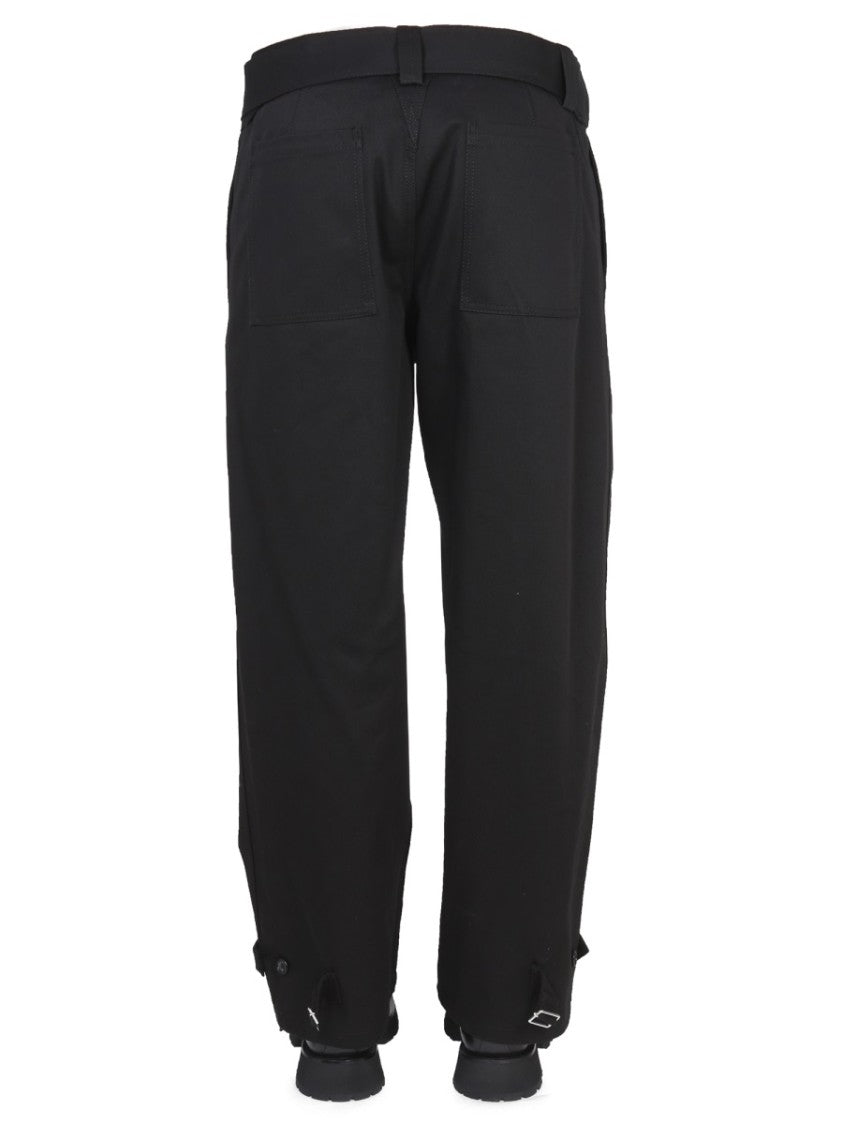 Alexander Mcqueen Relaxed Fit Black Cargo Pants