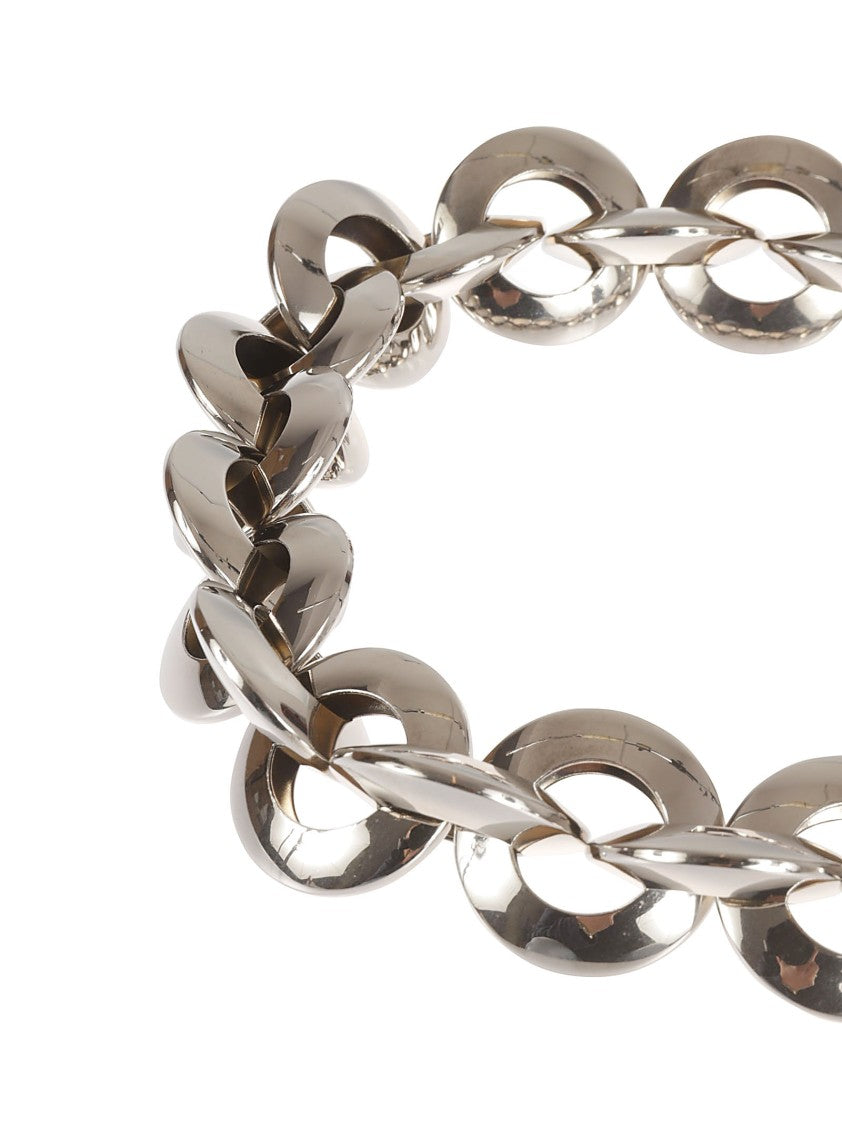 Alexander Mcqueen Chunky Interlocking Oval Link Bracelet