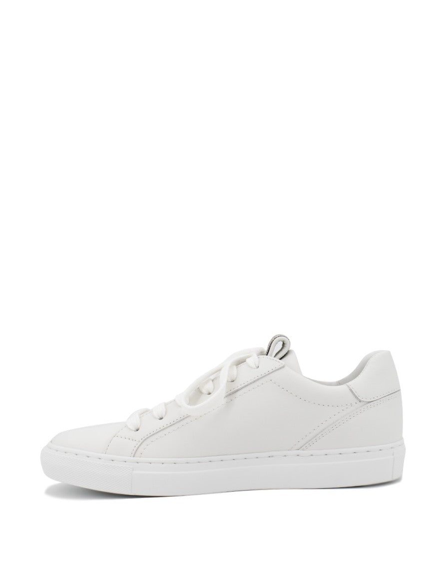 Brunello Cucinelli White Leather Sneakers