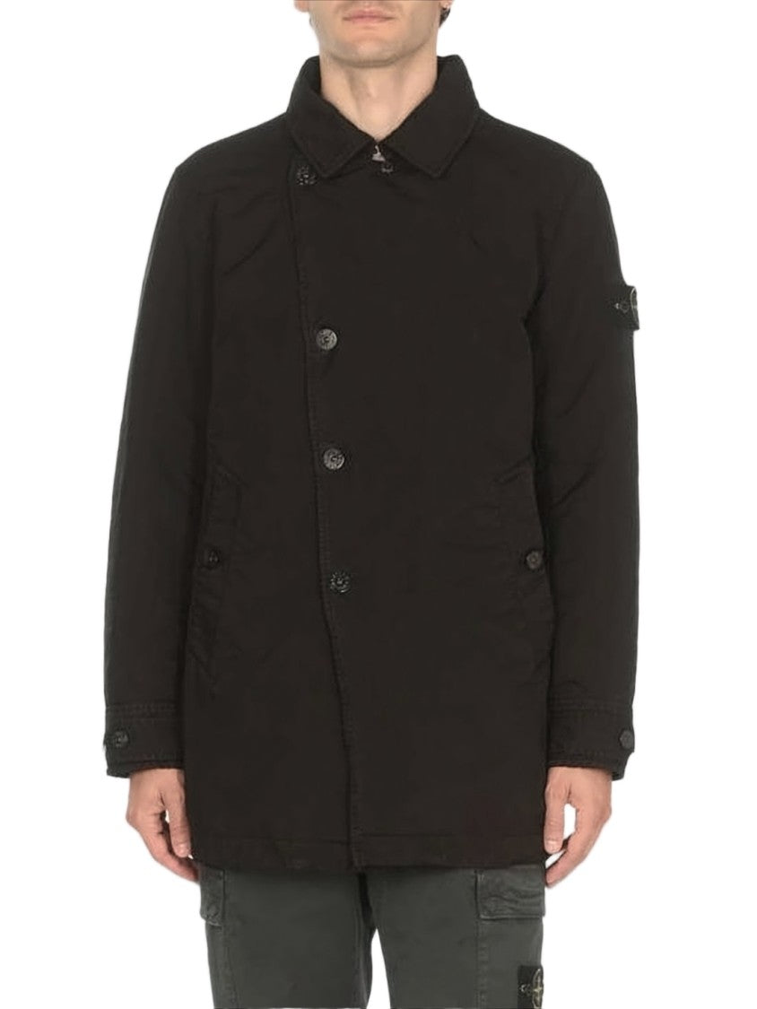 Stone Island Structured Button-Up Casual Jacket
