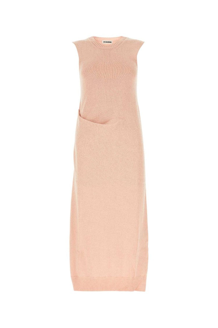 Jil Sander Pastel Pink Japanese Cotton Dress