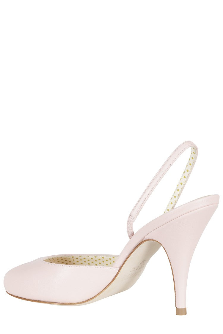 3Juin Pink Mely 095 Illy Elastic-Strap Leather Sandals